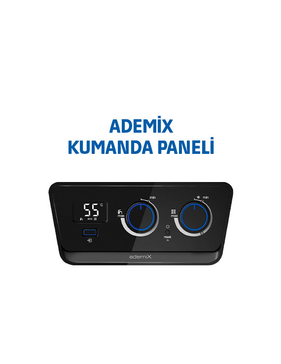 Resim Demirdöküm Ademix 24/28 2 Yıl Garantili Yoğuşmalı Kombi